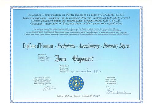 Orden Europea de Mérito 1994